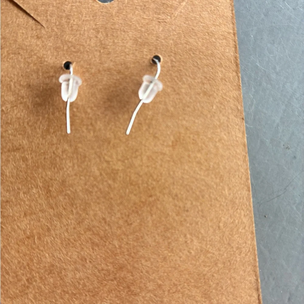 Skeleton Cat Earrings - Black and White